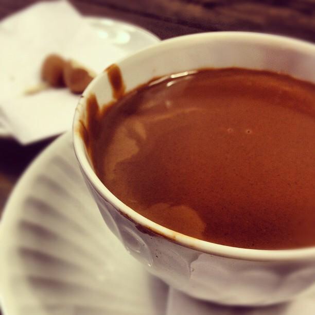 hot chocolate at xocoa, lisbon