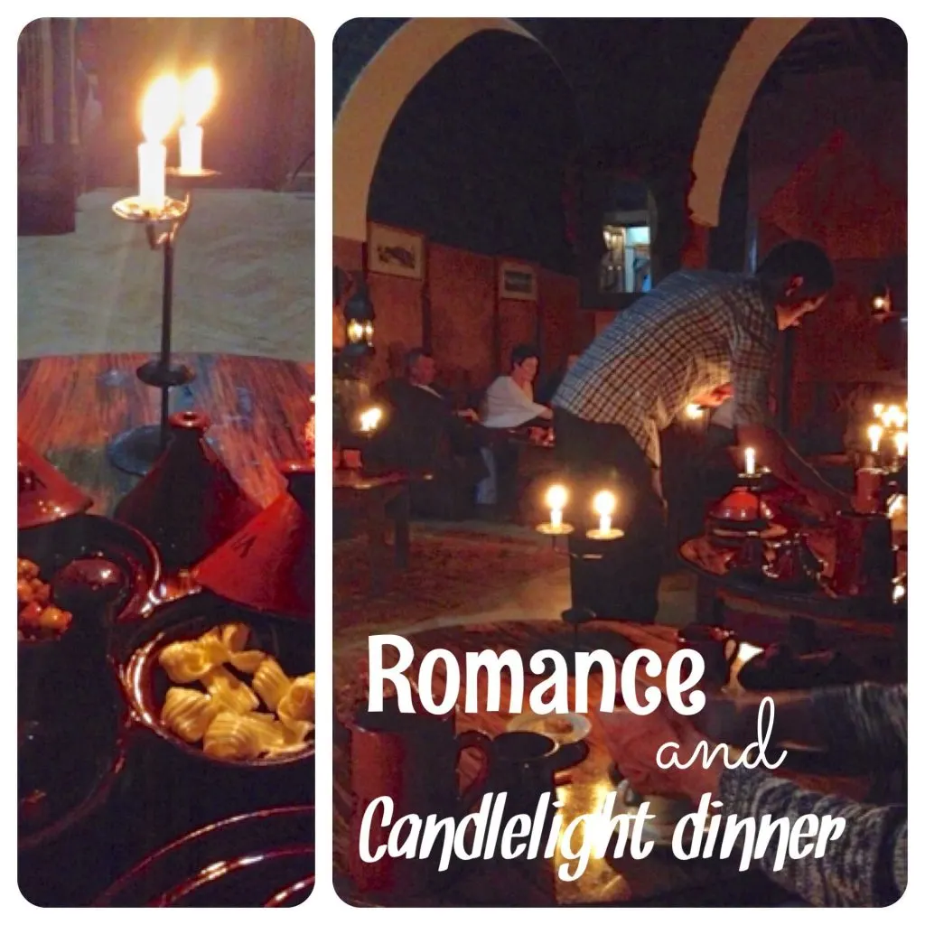 candlelight dinner at kasbah du toubkal