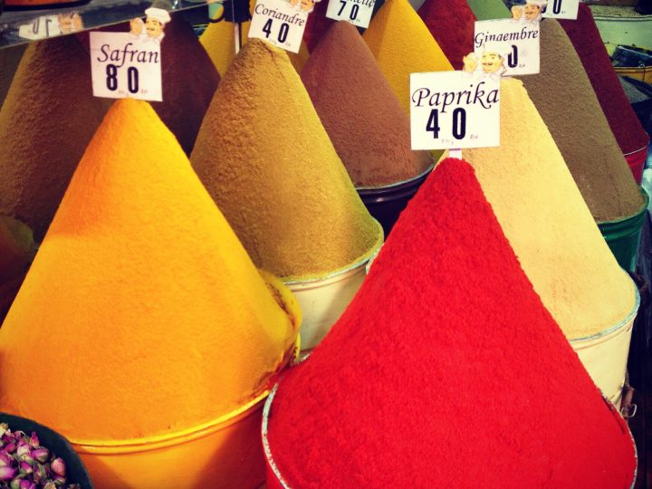 spices in marrakech souk