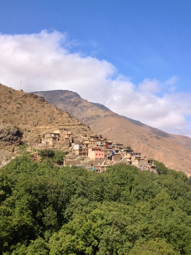 view from kasbah du toubkal