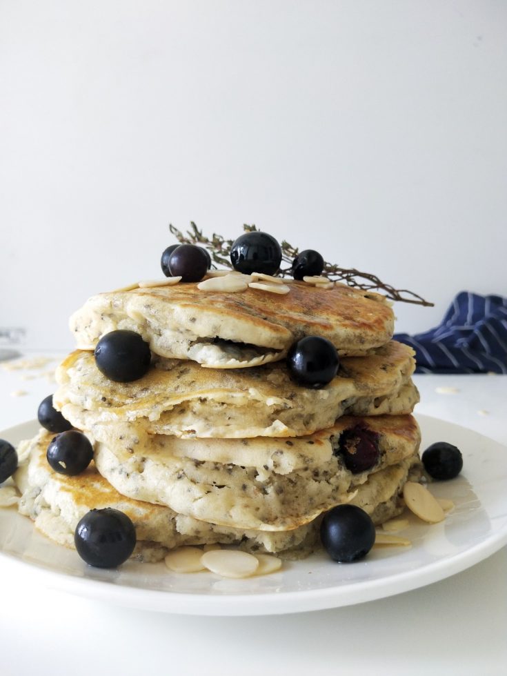 Blueberry Chia Pancakes