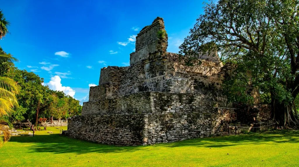 A Mayan structure at El Meco, in Mexico