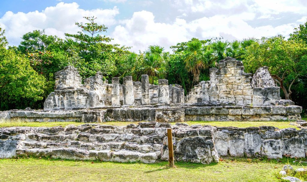 The Mayan ruins of El Rey, in the Cancun Hotel Zone