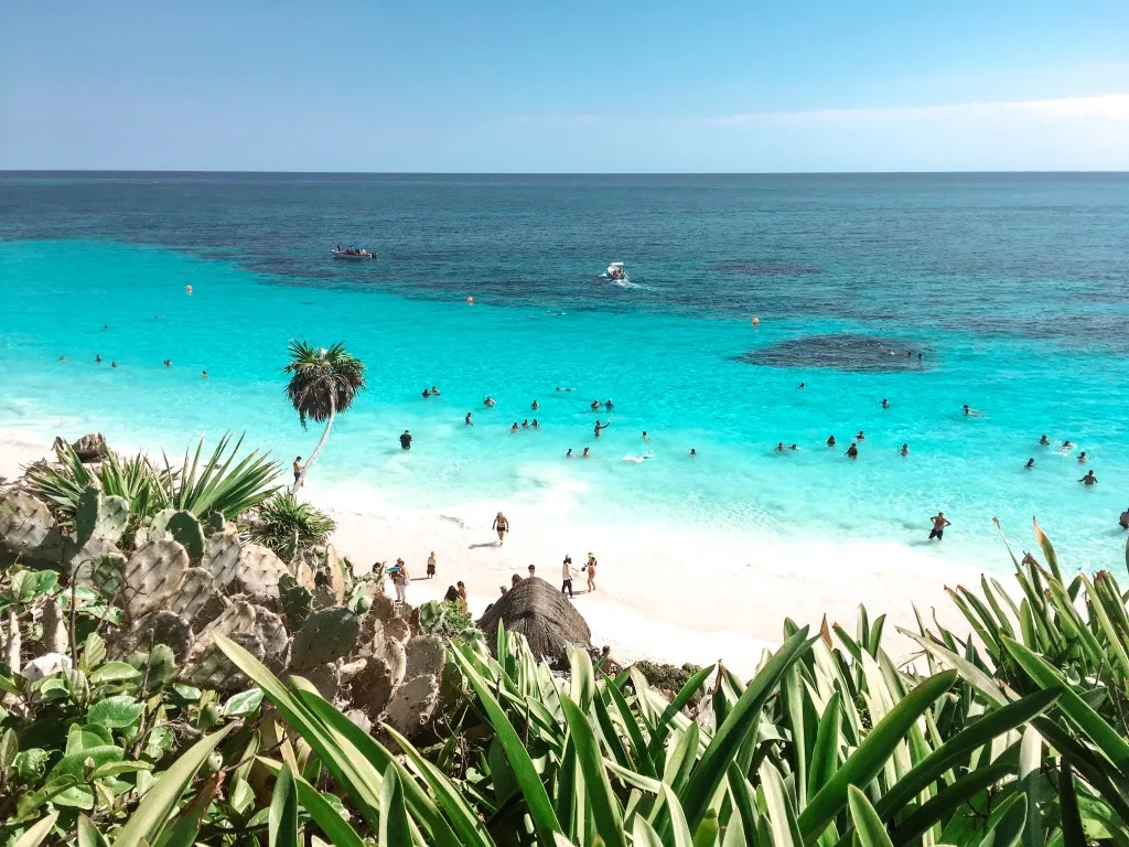 Tulum Ruins beach.