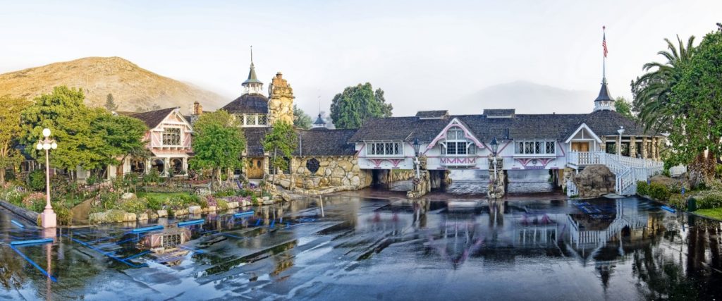 The building of Madonna Inn 