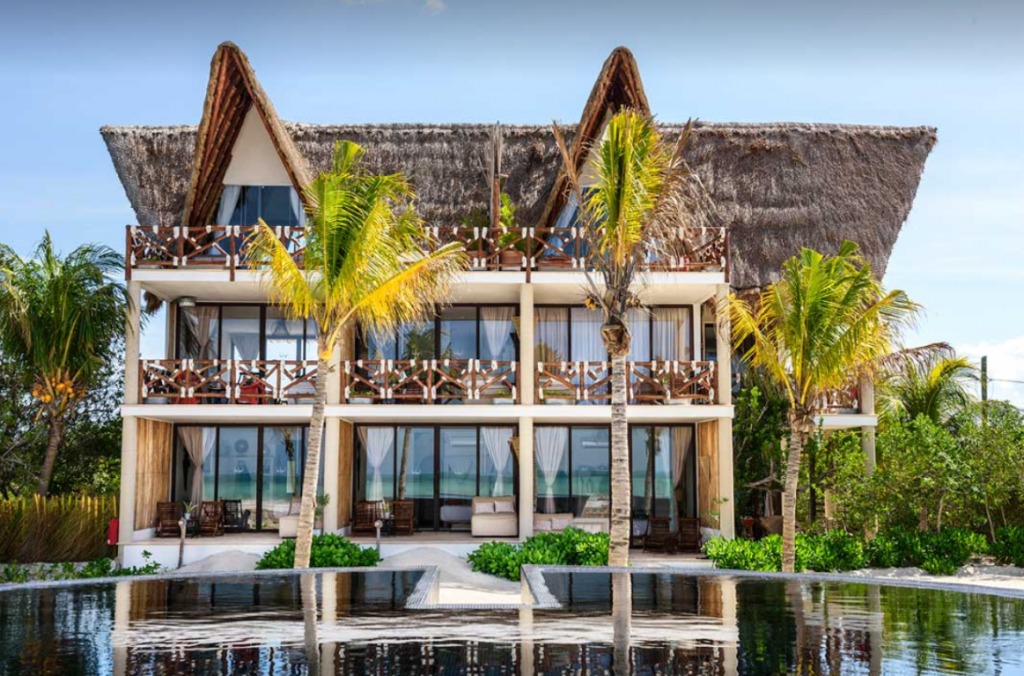 Photo of Villas Flamingos, one of the best Isla Holbox resorts.