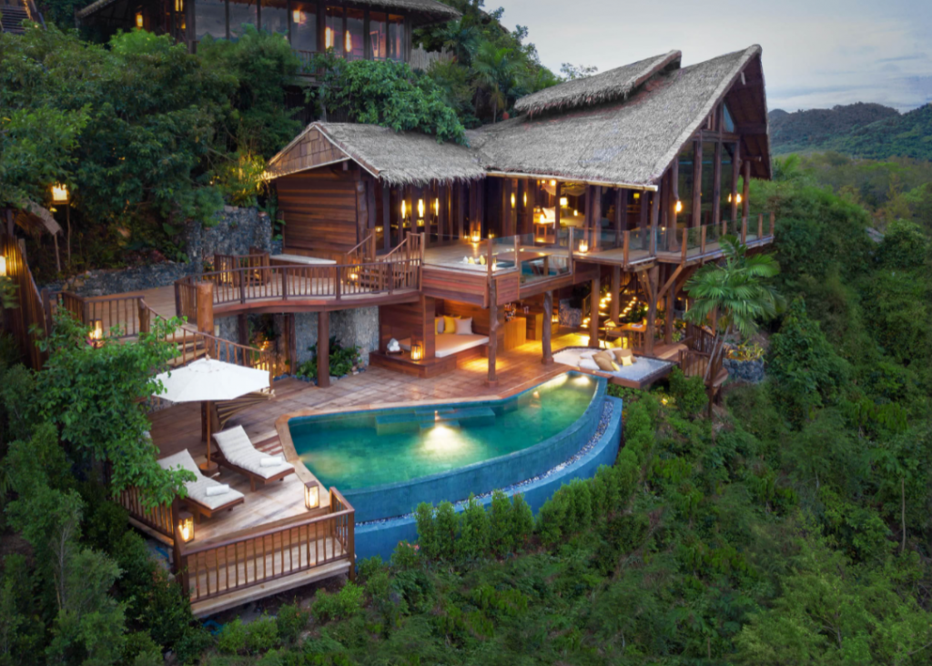 Image of a villa at Six Senses Yao Noi, a beautiful eco-lodge in Thailand.