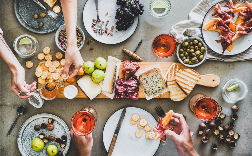 Image of a charcuterie board in a list of the best Paso Robles restaurants.