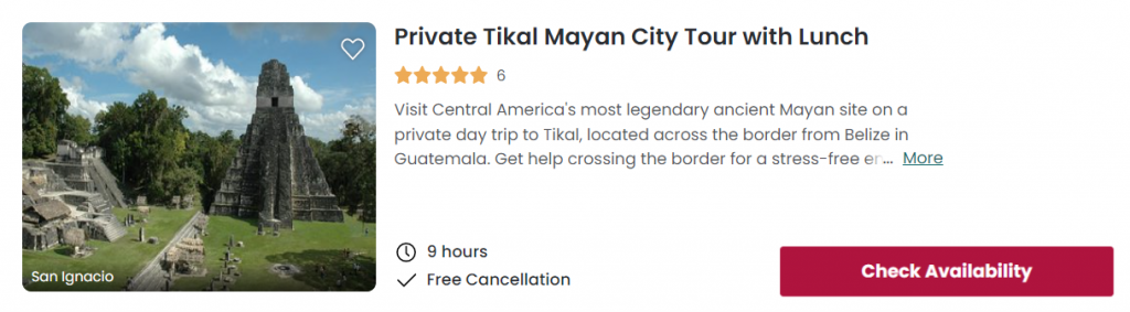 tours from guatemala city to tikal