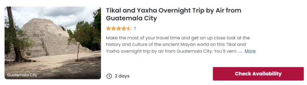 tikal tours guatemala
