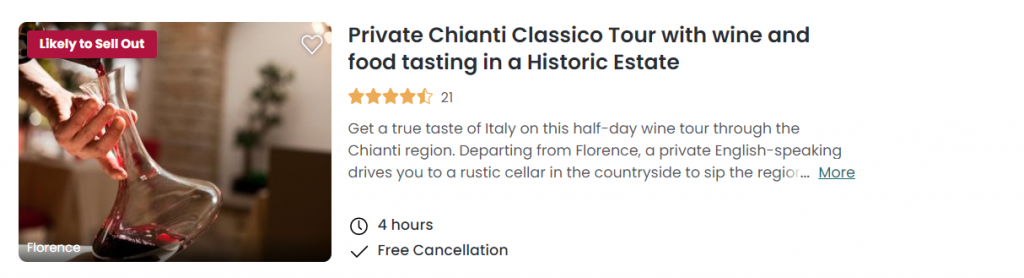 Private Chianti Classico Tour with Wine and Food Tasting in a Historic Estate 