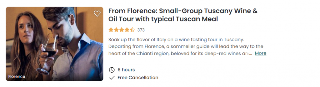 From Florence: Small Group Tuscany Wine & Oil Tour with typical Tuscan Meal 