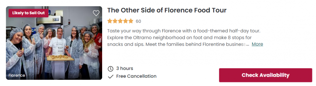 The Other Side of Florence Food Tour 