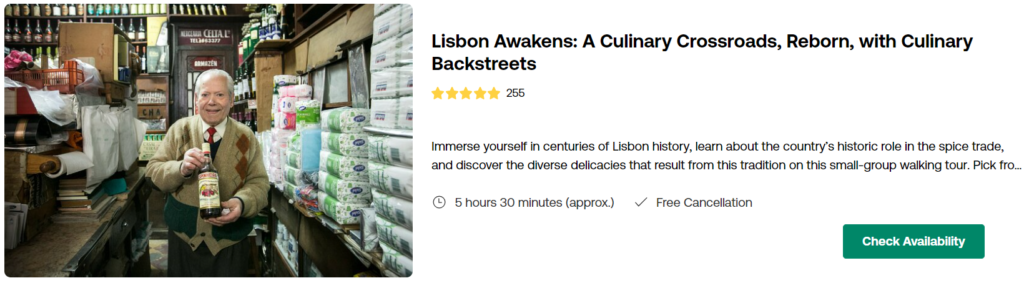 Lisbon Awakens: A Culinary Crossroads, Reborn, with Culinary Backstreets Food Tour of Lisbon 