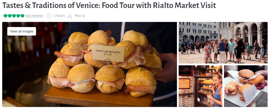 Tastes & Traditions of Venice: Food Tour with Rialto Market Visit