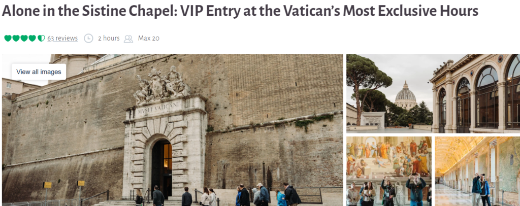 Alone in the Sistine Chapel: VIP Entry at the Vatican's Most Exclusive Hours