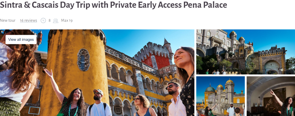 Sintra & Cascais Day Trip with Private Early Access Pena Palace