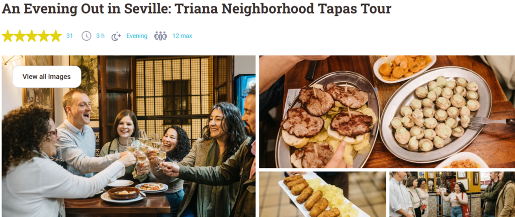 An evening out in Seville: Triana Neighborhood Tapas Tour